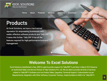 Tablet Screenshot of excelsolutionstally.com